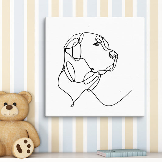 One line art Canvas