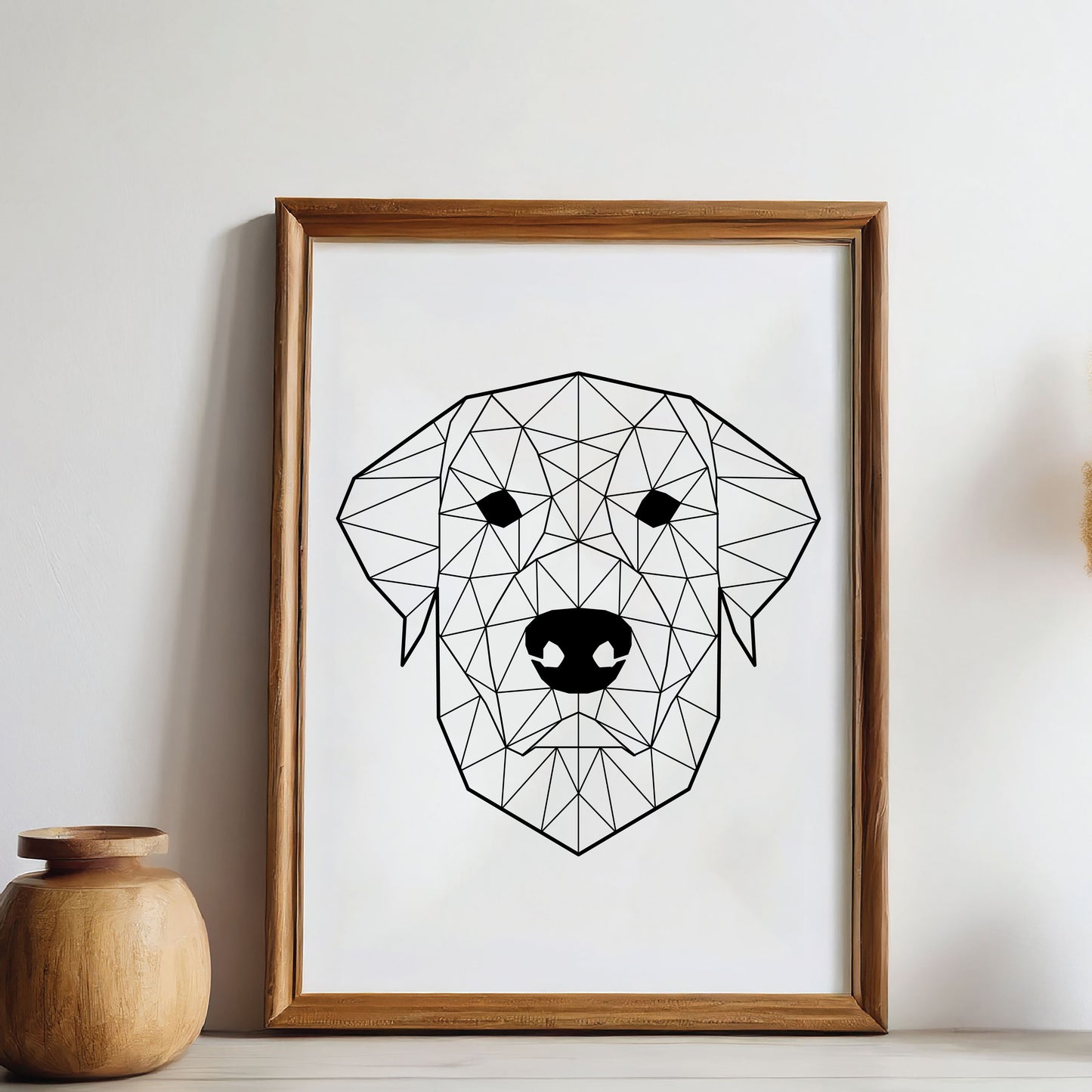 Framed Geometric style Poster