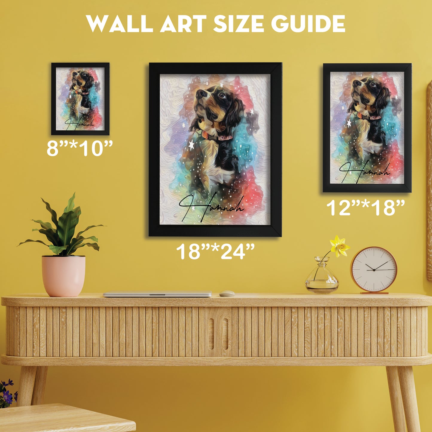 Framed Geometric style Poster